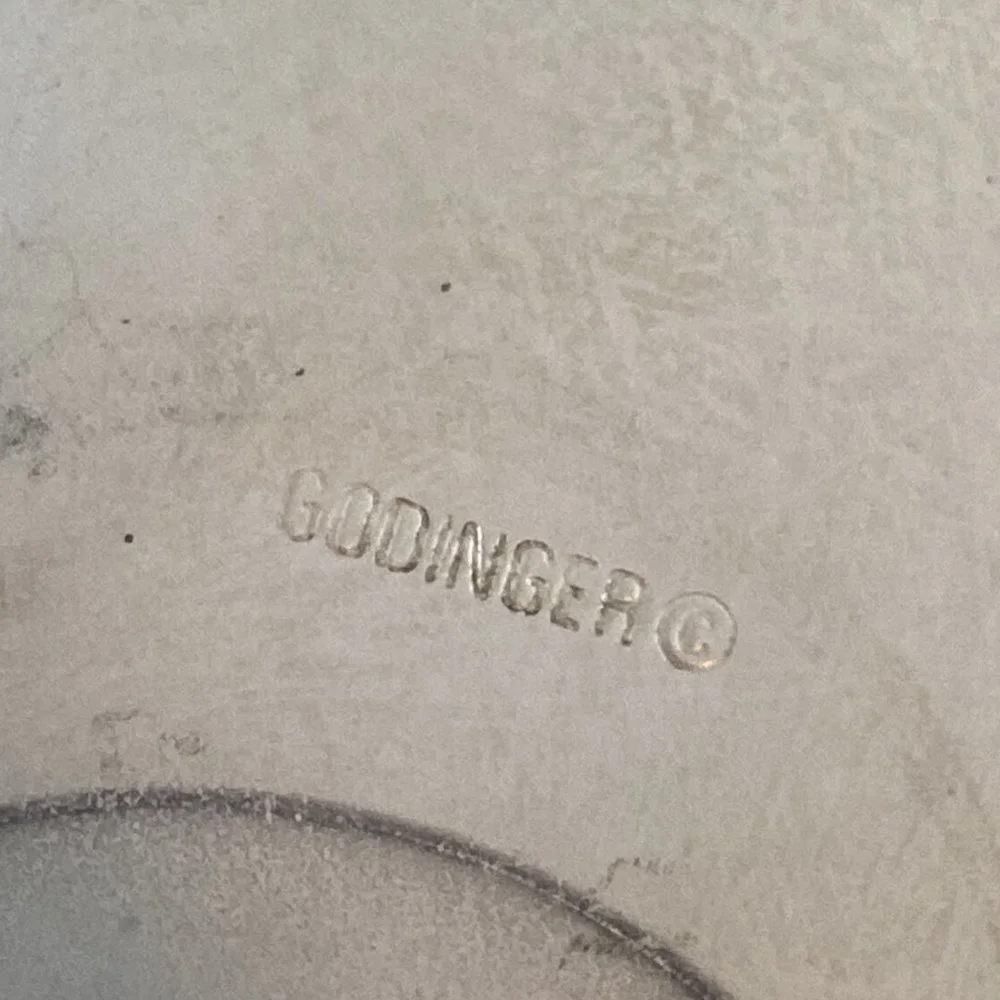 Vintage Godinger Silver Art Grape Leaf Basket Silverplate Fruit Centerpiece‎